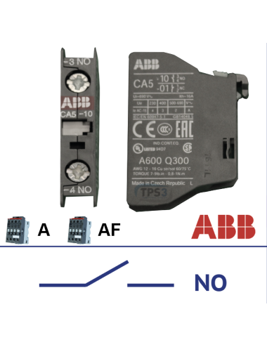 Auxiliary switch "NO" for...