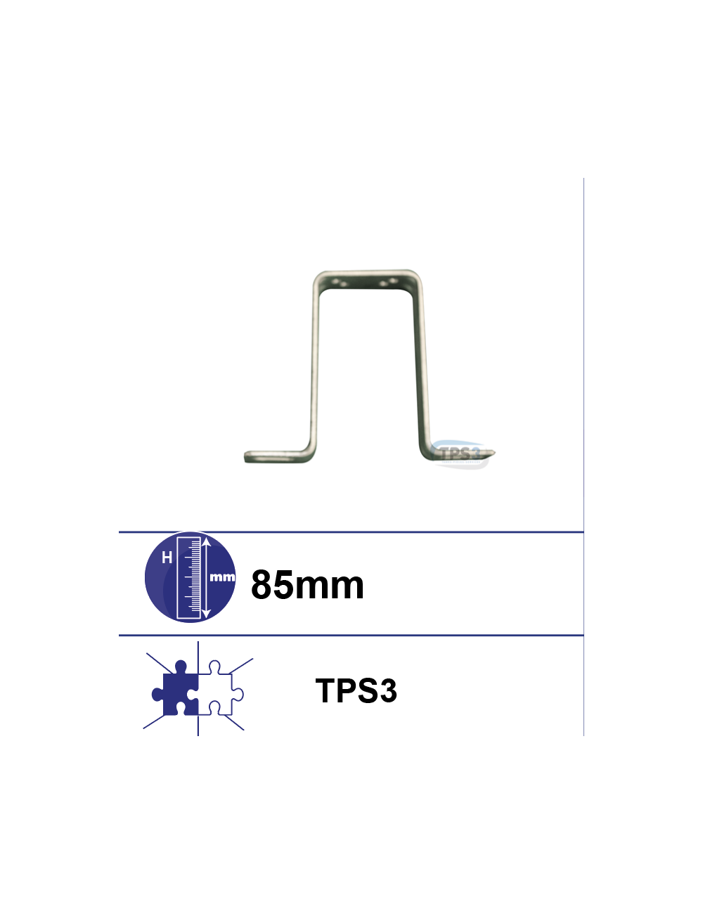 Support pour ventilateur TPS3 H:85