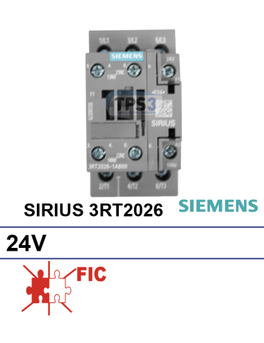 Contacteur SIRIUS  3RT20261AB00 24V