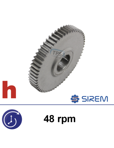 Roue de sortie pour motoréducteurs Sirem type F 48 tr/min